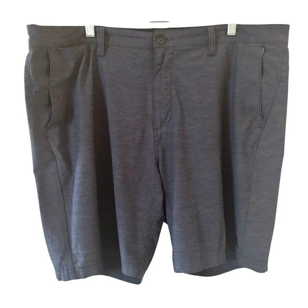 Billabong Mens Crossfire Submersible Stretch Gray Board Shorts 40 Beach Tropical